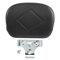 Black Rear Passenger Backrest Pad Fit For Harley Trouing Road King Glide
