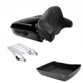 Chopped Trunk Backrest Pad Mounting Rack Fit For Harley Cvo Road Glide 2014-2026