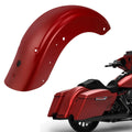 Fit For Harley Street Glide Road Glide 2009-2023 Wicked Red Denim Rear Fender