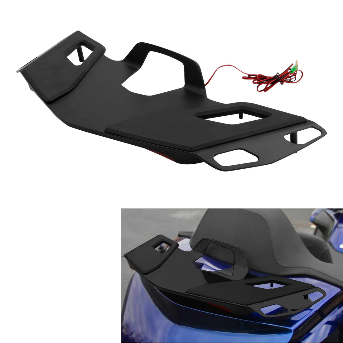 Trunk Top Luggage Rack LED Brake Light Fit For Honda Goldwing GL1800 2018-2020