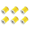 6 pcs Oil Filter For Kawasaki KH125 Suzuki DR125 AN250 DR200 LT230 Yamaha YP400