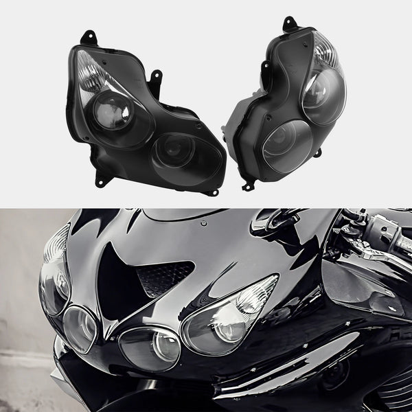 Headlight Assembly Head Lamp Fit For Kawasaki Ninja ZX14R ZZR1400 2006-2011