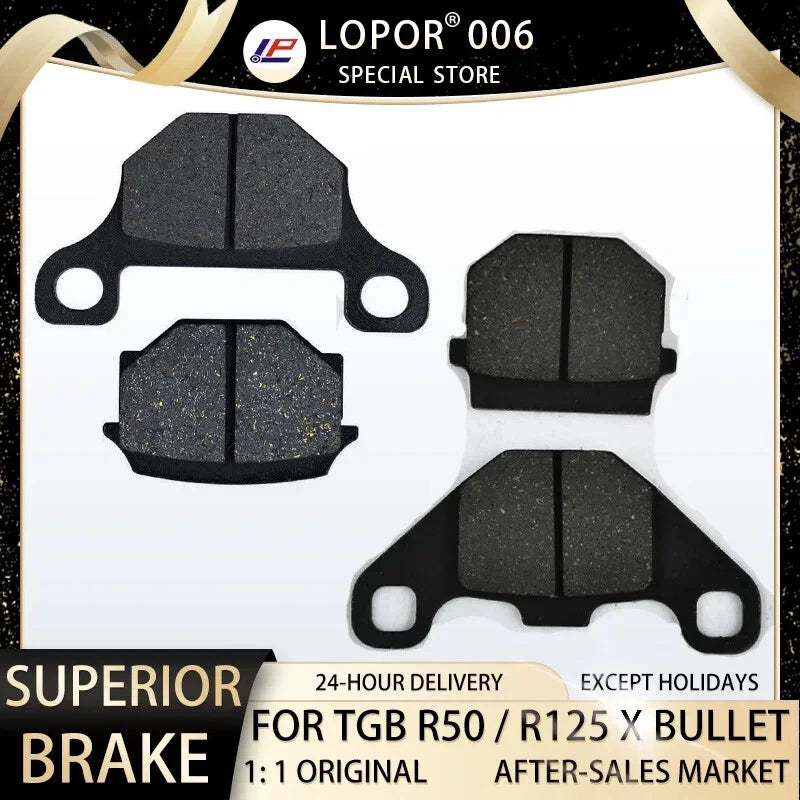 TGB R50 Brake Pads Front&Rear For TGB R50 R125 X Bullet 06-14 R 50 125