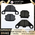 TGB R50 Brake Pads Front&Rear For TGB R50 R125 X Bullet 06-14 R 50 125