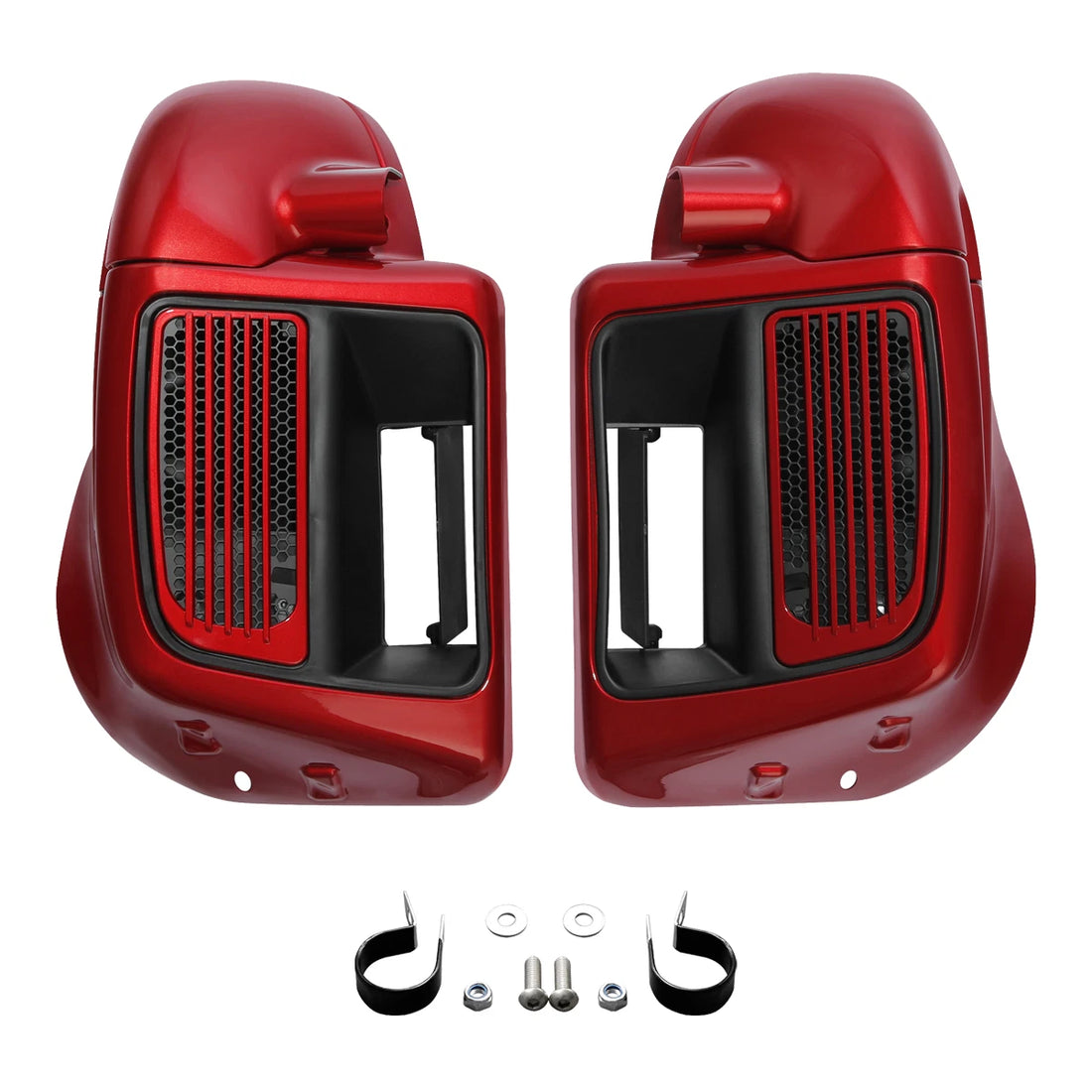 Lower Vented Fairing Fit For Harley Electra Road Street Glide 2014-24 Wicked Red