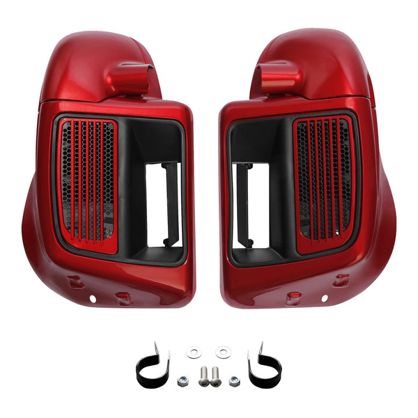 Lower Vented Fairing Fit For Harley Electra Road Street Glide 2014-24 Wicked Red