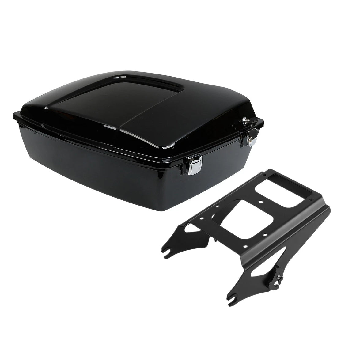 Chopped Trunk Mount Rack Fit For Harley Touring Road Street Glide 2009-2013
