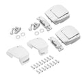 Chrome Razor Chopped Trunk Latch Hinges Fit For Harley Touring Touring 88-2013
