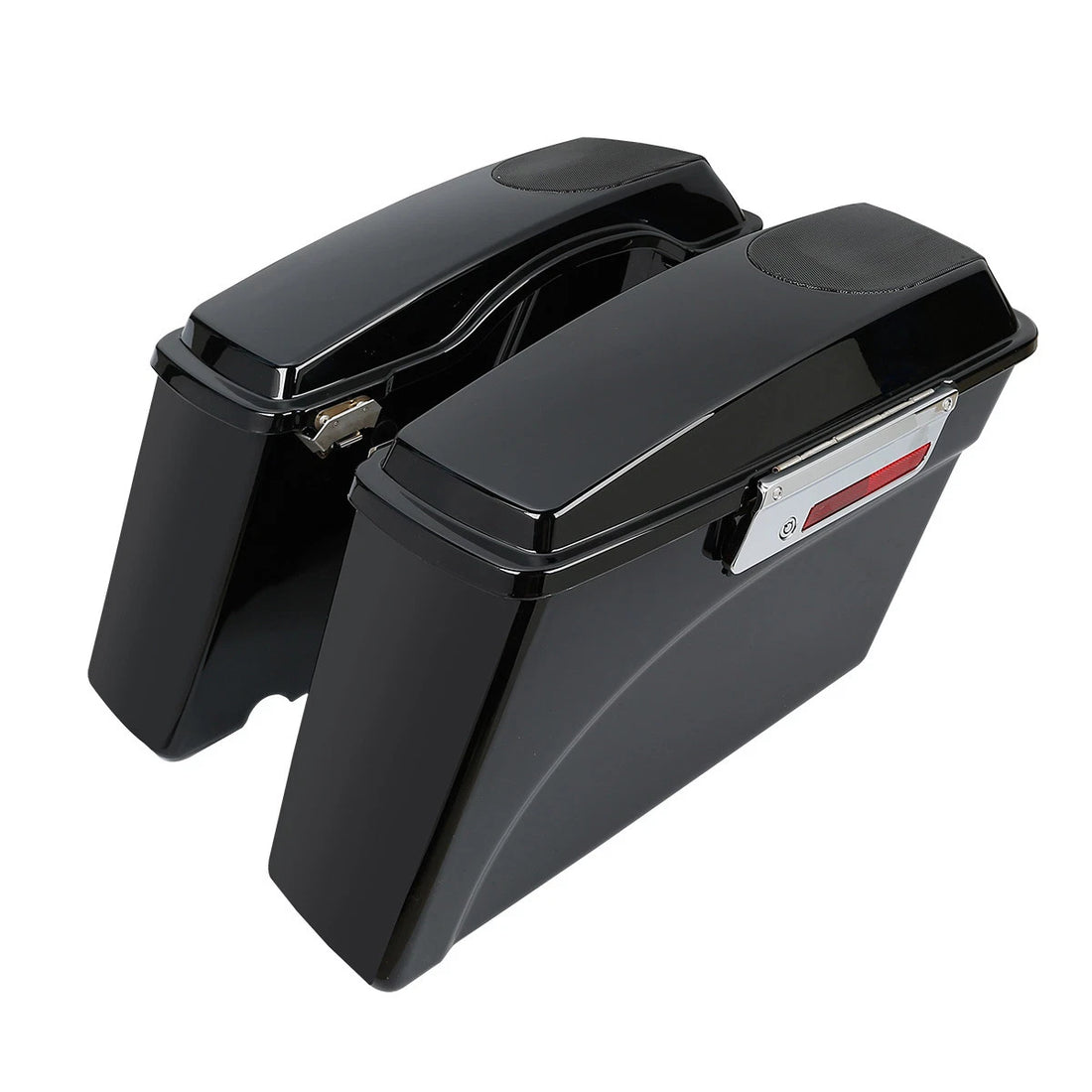 Hard Saddlebags w/ 5x7" Speaker Lids Fit For Harley Touring Road Glide 93-13
