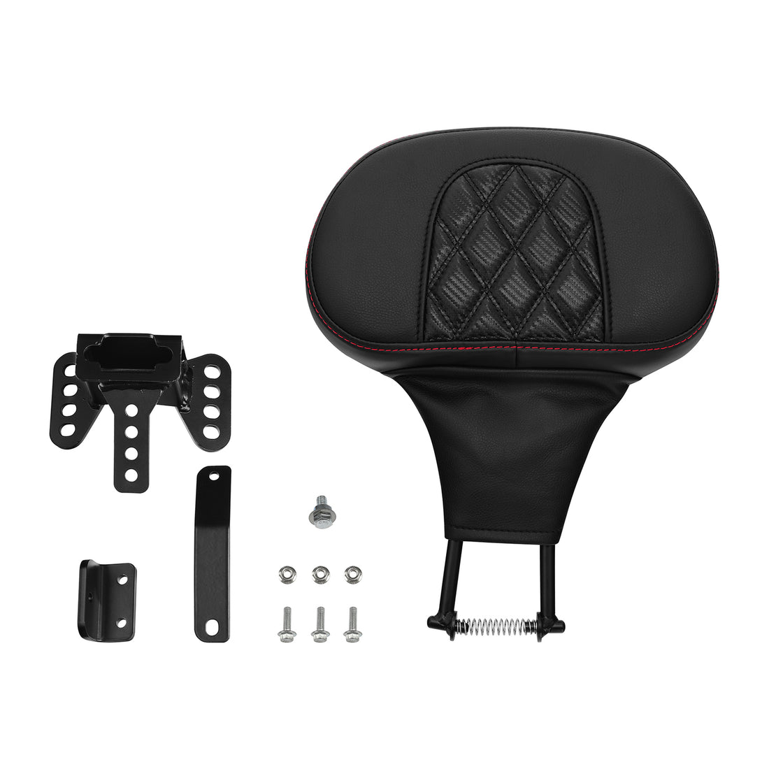 Front Driver Backrest Pad Fit For Harley Road King Street Electra Glide 2009-24