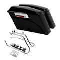 Hard Saddlebags Bag & Conversion Brackets Fit For Harley Heritage Softail 86-17