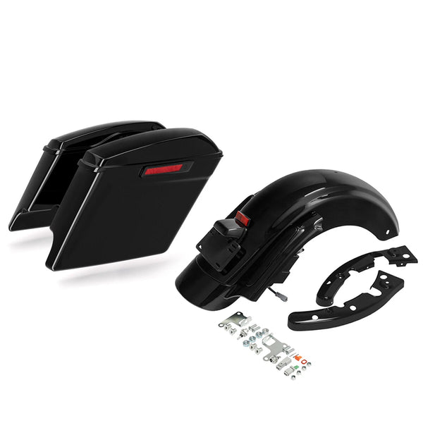 5" Stretched Saddlebags Rear Fender Fit For Harley Electra Street Glide 2009-13