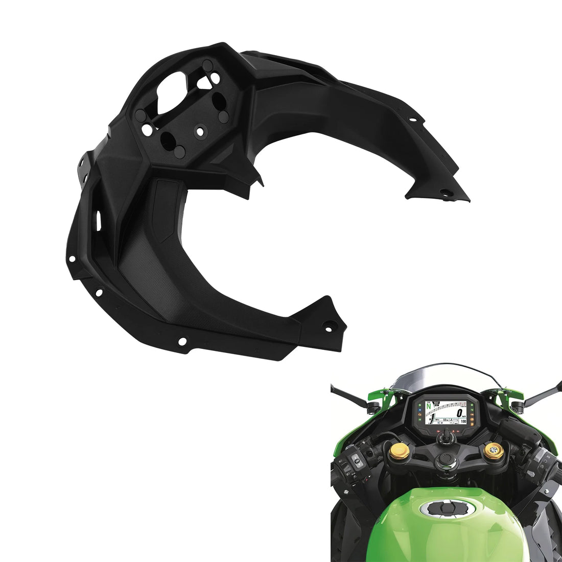 Front Inner Dash Cover Panel Fairing Fit For Kawasaki ZX4RR 23-24 ZX-25R 20-24