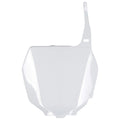 UFO Front Number Plate White For Suzuki RM125 2001-2007