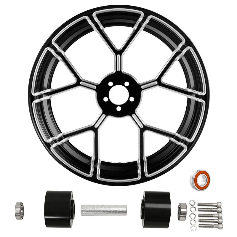 21" x 3.5" Front Wheel Rim Dual Disc Hub Fit For Harley Road King 1997-2021 ABS
