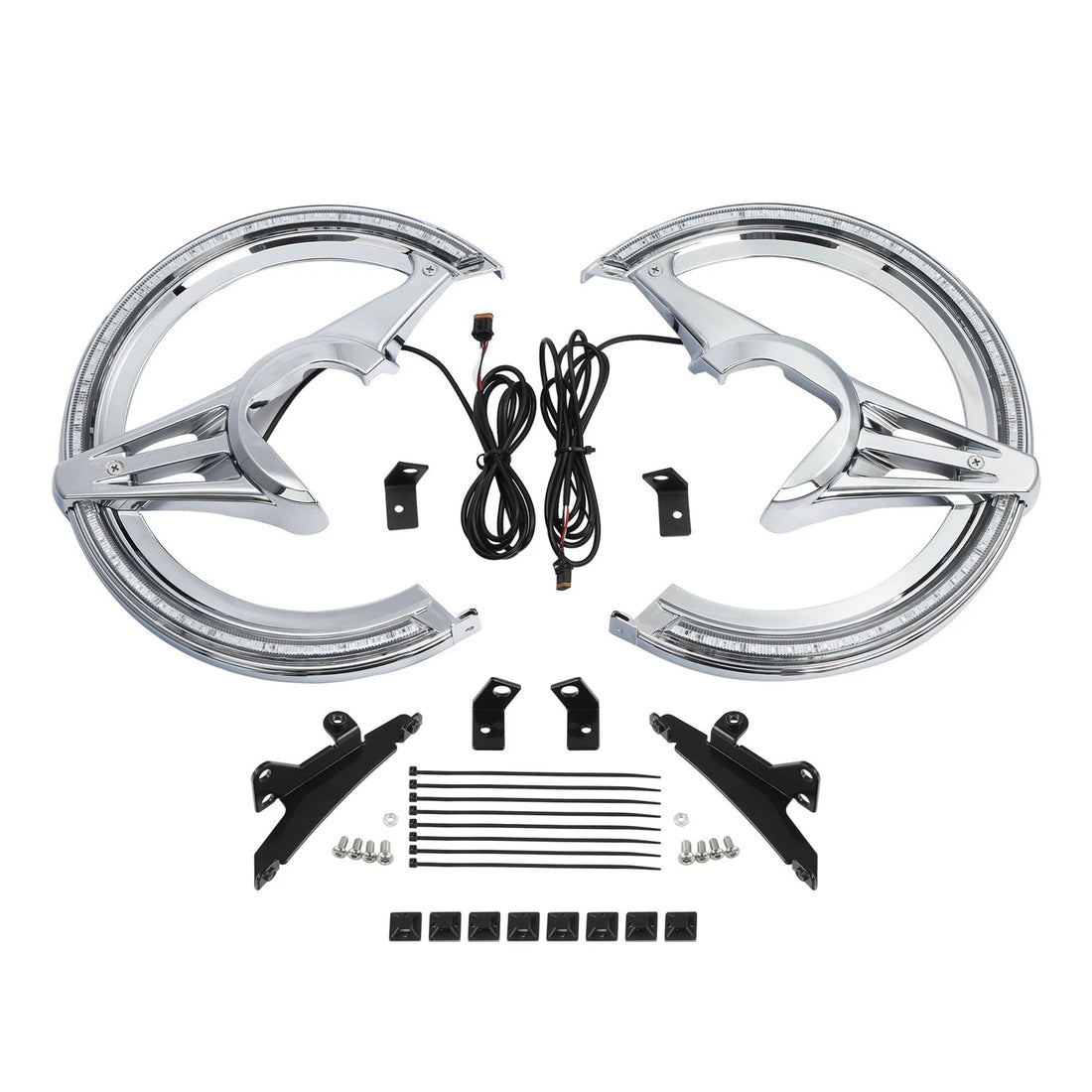 Brake Rotor Covers LED Light Fit For Honda Goldwing 1800 GL1800 2018-2025 2019