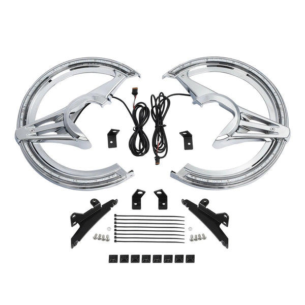 Brake Rotor Covers LED Light Fit For Honda Goldwing 1800 GL1800 2018-2025 2019