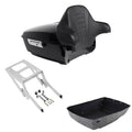 King Trunk Backrest Pad Mount Rack Fit For Harley Heritage Classic Flhcs 2018-Up