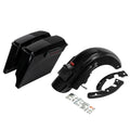 5" Stretched Saddlebags & Rear Fender System Fit For Harley Street Glide 2009-13