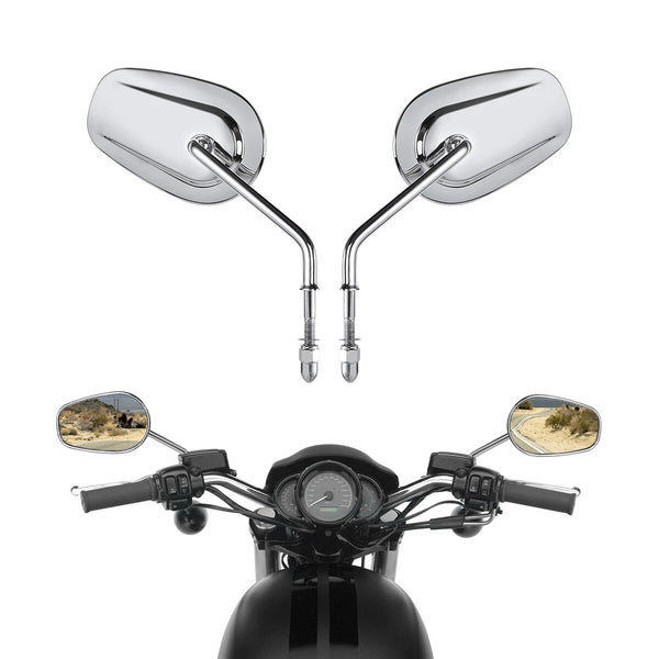 Rear View Mirrors Fit For Harley Davidson Softail Slim Springer Heritage Classic