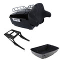 King Trunk Backrest Rack Mount Fits For Harley Fat Boy 2008-2017