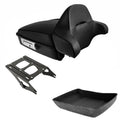 Matte Chopped Trunk Backrest Mount Fit For Harley Touring Street Glide 14-26 25