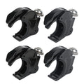 4PCS 39mm Black Windshield Windscreen Clamps Fits For Harley Dyna Sportster 883
