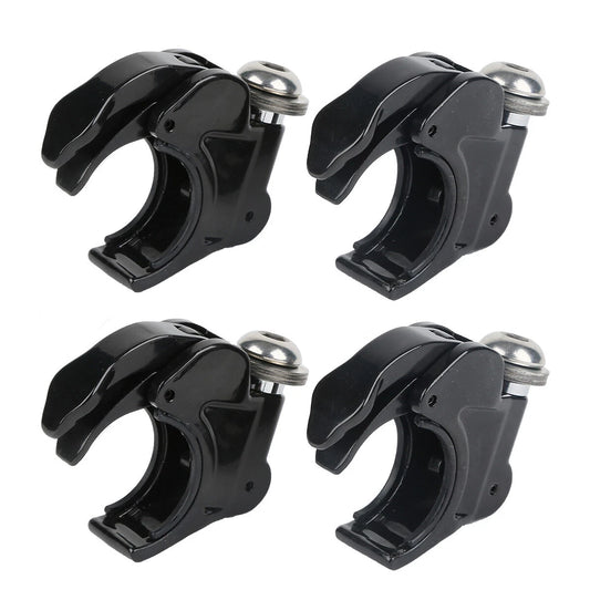 4PCS 39mm Black Windshield Windscreen Clamps Fits For Harley Dyna Sportster 883