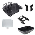 King Trunk Backrest Mount Rack Docking Plate Fit For Harley Touring models 14-26