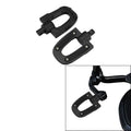 Matte Black Male Mount Footpegs Fit For Harley Touring Road Glide Sportster XL