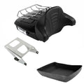 Chopped Trunk Backrest Rack Mount Rack Fit For Harley Street Road Glide 2014-26