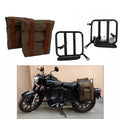 Fit For Royal Enfield New Classic Reborn 350cc Military Pannier Bag & Fitting