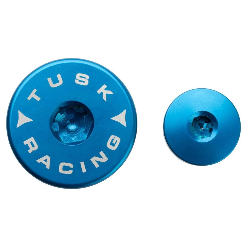 Tusk Billet Aluminum Engine Plug Kit Blue For Yamaha WR250F 2003-2009,2011-2013
