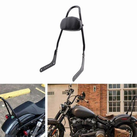 Rear Passenger Sissy Bar Backrest w/Pad For Harley Softail Street Bob 2018-2020