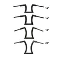 14'' 16'' 18'' 20'' Rise 2'' Ape Hanger Handlebar Fit For Harley Sportster Black