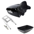 King Trunk Mount Rack Backrest Fit For Harley Sport Glide 18-2021