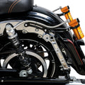 Remote Reservoir Rear Suspension Shocks Fit For Harley Road Electra Glide 14-24