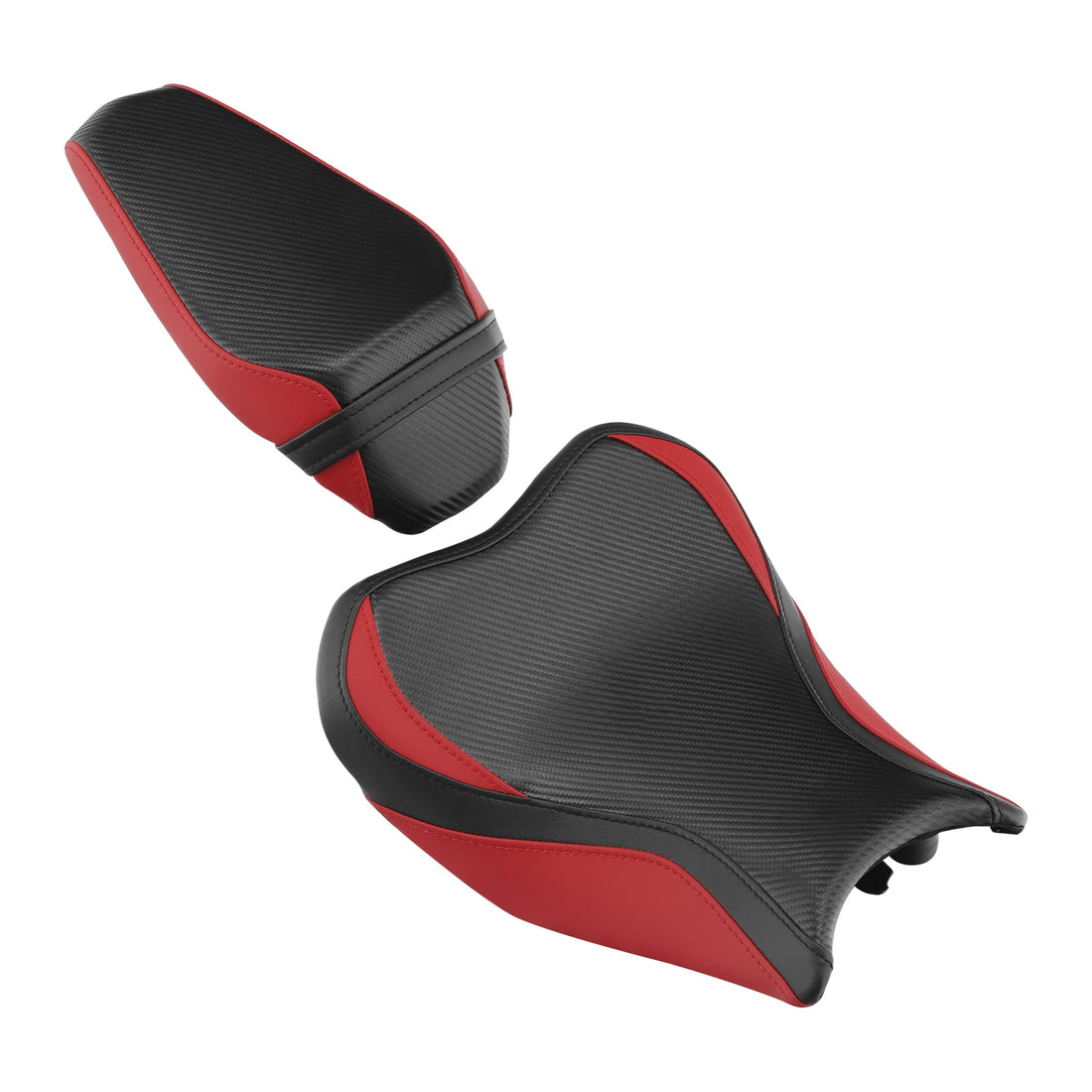 Black+Red Driver Rider & Passenger Seat Fit For Kawasaki Z900 Z 900 2017-2024 22