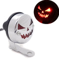 Chrome LED Vintage Pumpkin Tail Brake Rear Light For Cafe Bobber Cruiser Chopper