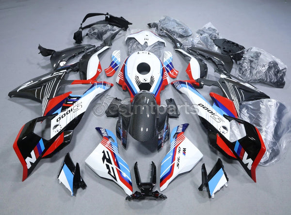 Full Fairing Kit For BMW S1000RR 2025 2026 S 1000 RR Carbon Fiber & White Black