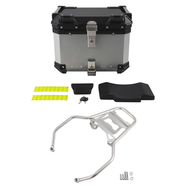 45L Trunk Top Case Luggage Box & Mount Rack Fit For BMW R1250GS LC Adv 2019-2024