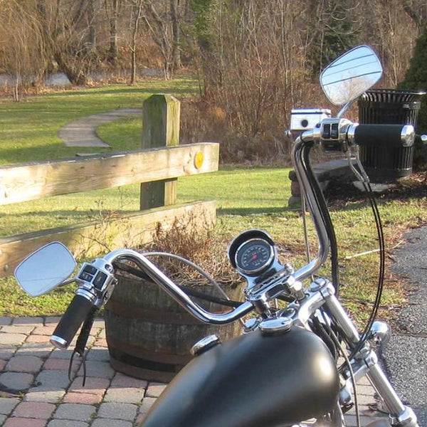 Fit For Harley Sportster XL Softail Flst Fxst 1.25" Fat 12" Rise Chrome