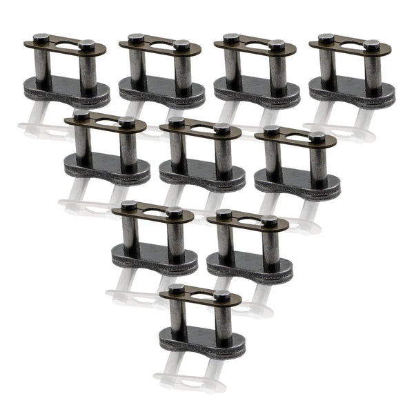 10pcs 420 Chain Master Connecting Link For Honda Kawasaki Motorcycle Dirt Bike