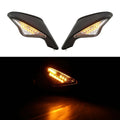 Rear-View Mirrors w/ LED Signals Fit For Ducati 848 1098 1098S 1098R 1198S 1198R