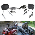 Detachable Backrest Sissy Bar/ Luggage Rack Fit For Harley Touring 2009-2025 24