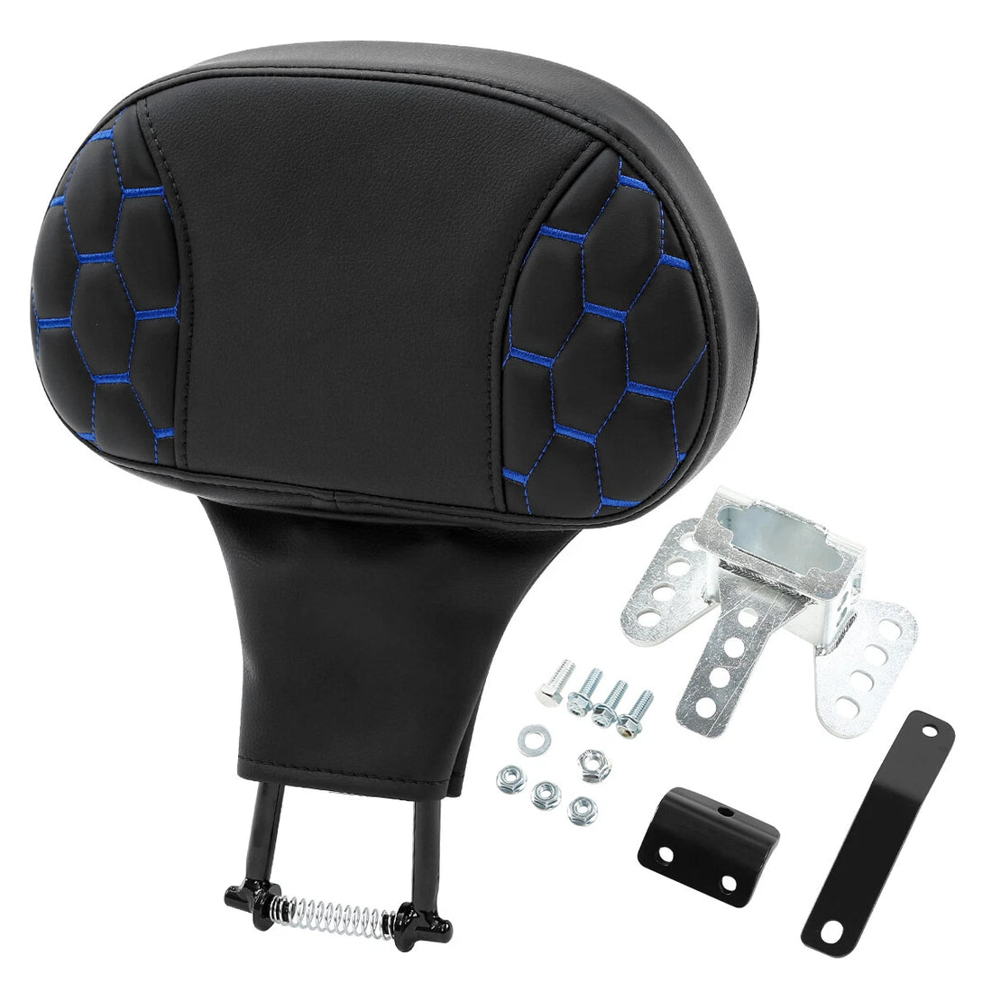 Driver Backrest Pad Fit For Harley Touring Electra Street Road King Glide Black
