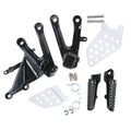 Front Rider Driver Footrests Footpegs Bracket Fit For Honda CBR1000RR 2004-2007