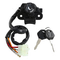 Black Ignition Switch with Lock key Set Fit For Kawasaki ZZR400 1993-2006 2005