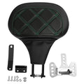 Black Green Driver Backrest Pad Fit For Harley Touring Road Street Glide 2009-24