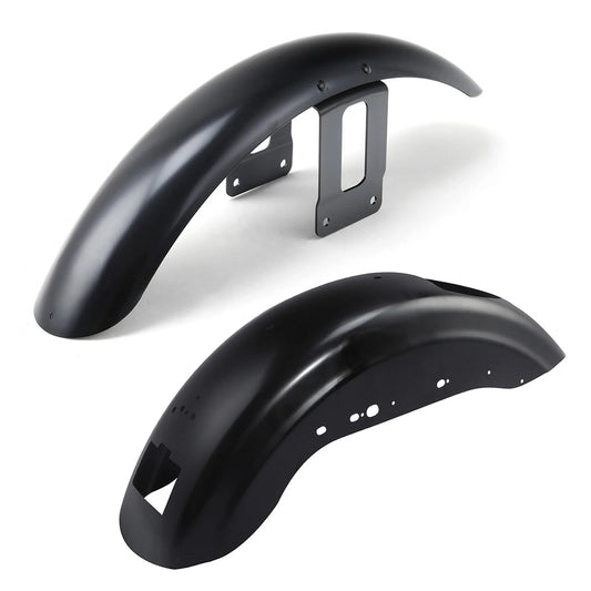 Unpainted Black Front & Rear Fenders Fit For Harley Sportster 883 1200 2007-2009